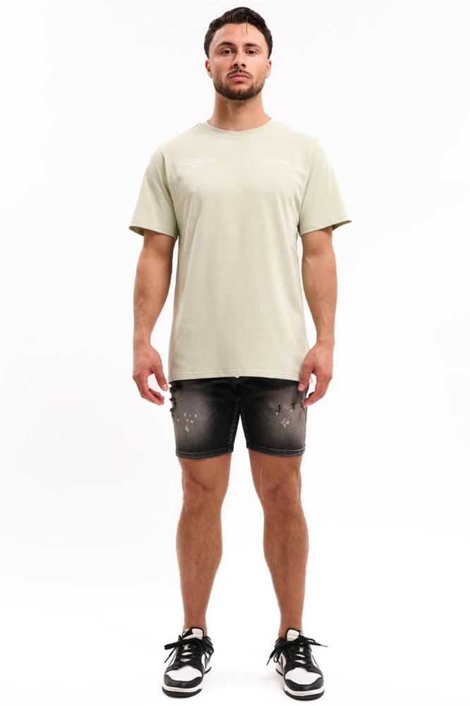 MEN CHAMPAGNE T SHIRT MM1 HS25 61 419 LIGHT SAGE